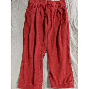 Zella Girl sz. 10/12 washed red knit sweatpants. Roomy, comfortable. Nt.desc.